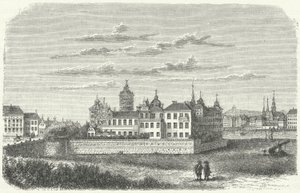 Royal palace in Stockholm in the 17th Century