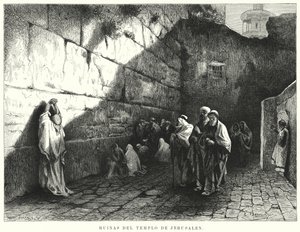 Ruins of the Temple of Jerusalem by German School