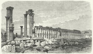 Ruins of the city of Palmyra, Syria by German School