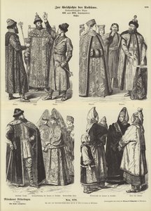 Russian Costumes by German School