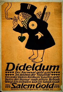 Salem Gold Cigarette Ad by German School