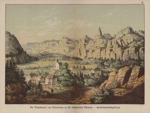 Sandstone mountains of the 