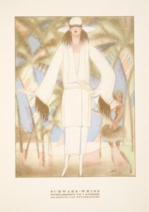 Black and White, outfit by V. Manheimer, from Styl, published 1922 by German School