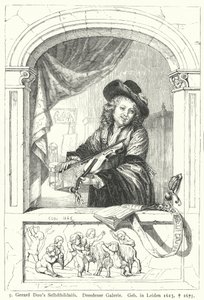 Self-Portrait of the Dutch Golden Age Painter Gerrit Dou