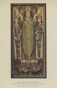 Siegfried von Eppstein, Archbishop of Mainz from 1230 to 1249, with the German Kings Henry Raspe, Landgrave of Thuringia, and William II of Holland, Count of Holland and Zeeland by German School