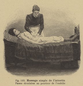 Simple intestinal massage