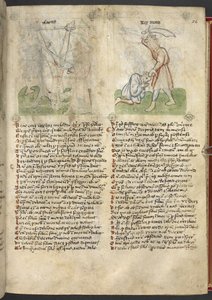 The martyrdom of Isaiah; King Moab sacrifices his son, from 