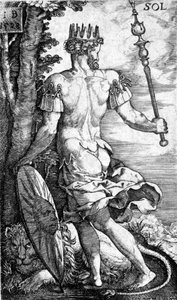 Sol, Printed by Georg Pencz, 1529