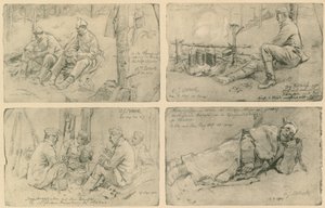 Soldiers on the Western Front by German School