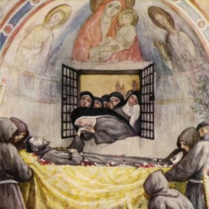 St Clare Mourning St Francis of Assisi