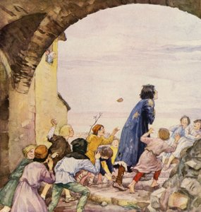 St Francis Taunted by Children by German School