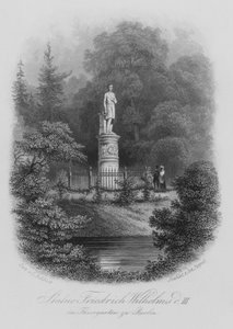 Statue of Frederick William III of Prussia in the Tiergarten, Berlin