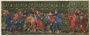Tapestry Depicting Mythical Creatures, Oberrhein by German School