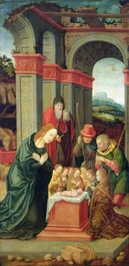 The Adoration of the Shepherds, Cologne School by German School
