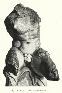 The Belvedere Torso, Roman sculpture traditionally believed to be a representation of Hercules by German School