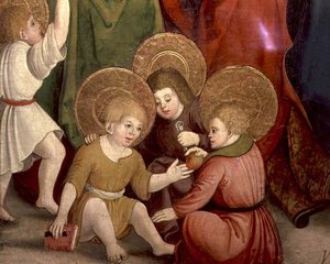 The Childhood of St. Joseph (detail) by German School