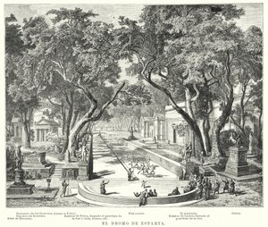 The Dromos in Sparta, Ancient Greece