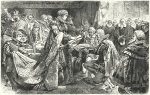 The Dutch Nobility Before Margaret of Parma, Governor of the Spanish Netherlands, 1559 by German School