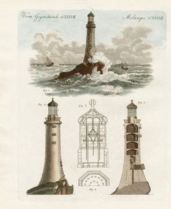 The Eddystone Lighthouse by German School