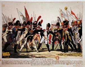 The End of Napoleon as General in 1815 by German School