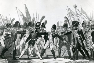 The End of Napoleon as Emperor by German School
