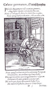 The Gem Engraver by German School