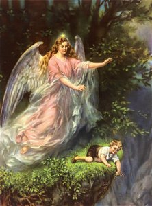 The Guardian Angel by German School