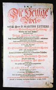 The Holy Bible, Vol. I. by German School