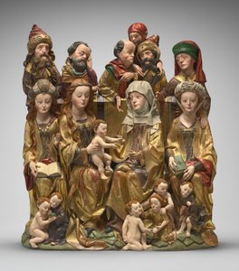 The Holy Kinship, c.1480-1490 by German School