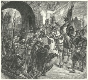 The Hussite General Prokop the Great before Naumburg by German School