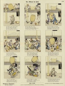 The Man in the Barrel by German School