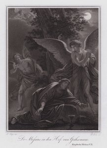 The Messiah in the Garden of Gethsemane by German School