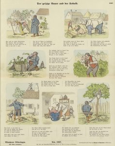 The Miserly Farmer and the Goblin by German School