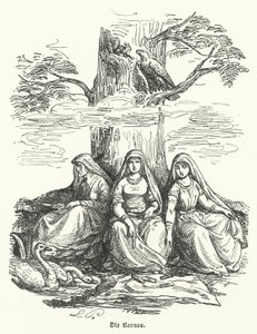 The Norns, Female Beings of Norse Mythology by German School
