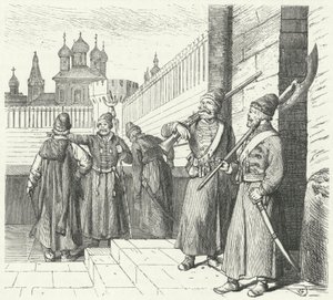 The Streltsy under the reign of Peter the Great of Russia by German School