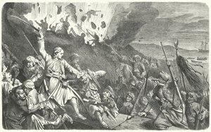 The fall of Missolonghi, Greek War of Independence by German School