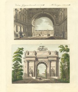 The Imperial Winter Palace of St. Petersburg by German School