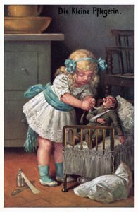 The Little Nurse by German School