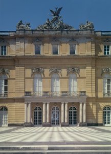 The marble courtyard, designed by Georg Carl Heinrich von Dollmann by German School