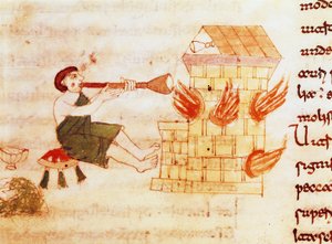 The Miniature Glass Blower from the Manuscript 