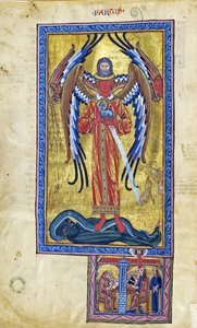 Theophany of Divine Love (Vision from Liber Divinorum Operum), c.1220-30 by German School