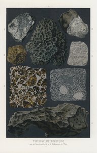 Types of meteorites by German School
