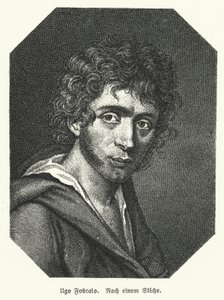 Ugo Foscolo, Italian poet, soldier and revolutionary by German School