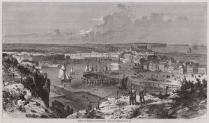 View of the Port of Dieppe, Normandy, France by German School