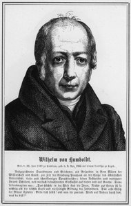 Wilhelm von Humboldt by German School