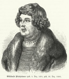 Willibald Pirckheimer, German Renaissance lawyer, author and humanist, and friend of Albrecht Durer by German School