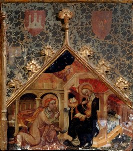 The Annunciation by German master.