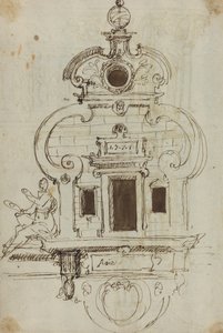 Wall Monument with an Armillary Sphere by German or Austrian 16th Century