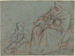 Domestic Scene by Gerolamo Bassano