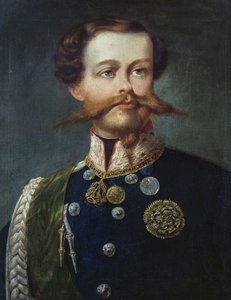 Portrait of Victor Emmanuel II, King of Italy, by Gerolamo Induno by Gerolamo Induno